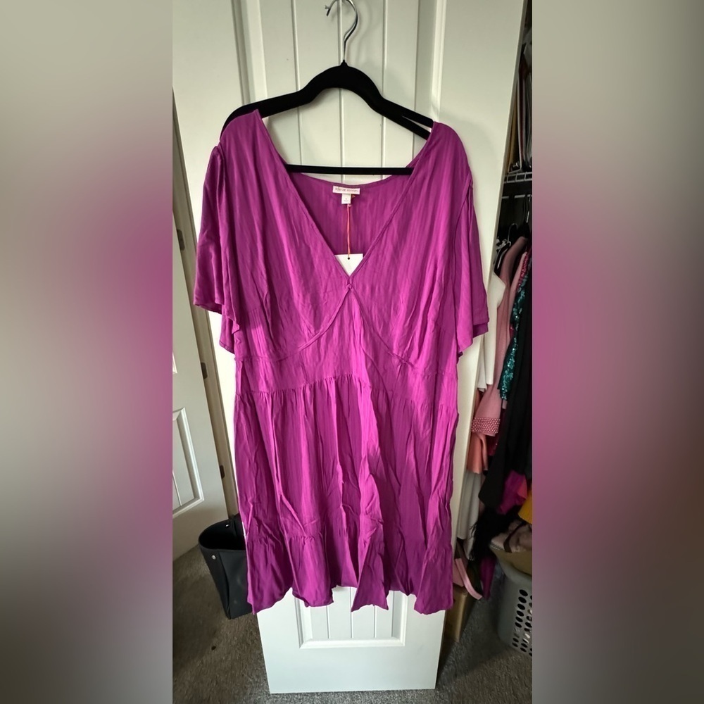 Women's Plus Size Short Sleeve A-Line Dress - Knox
Rose™ Purple 3X- NWT - Picture 4 of 10